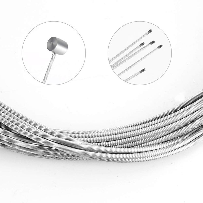 Hapleby 10PCS Premium Bike Brake Cable, Professional Bicycle brake line for Mountain, Free For End Caps and End Ferrule - Image 2